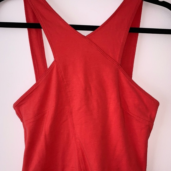 Hollister Peach Cutout Fit & Flare Mini Dress Medium Women’s - Picture 2 of 9